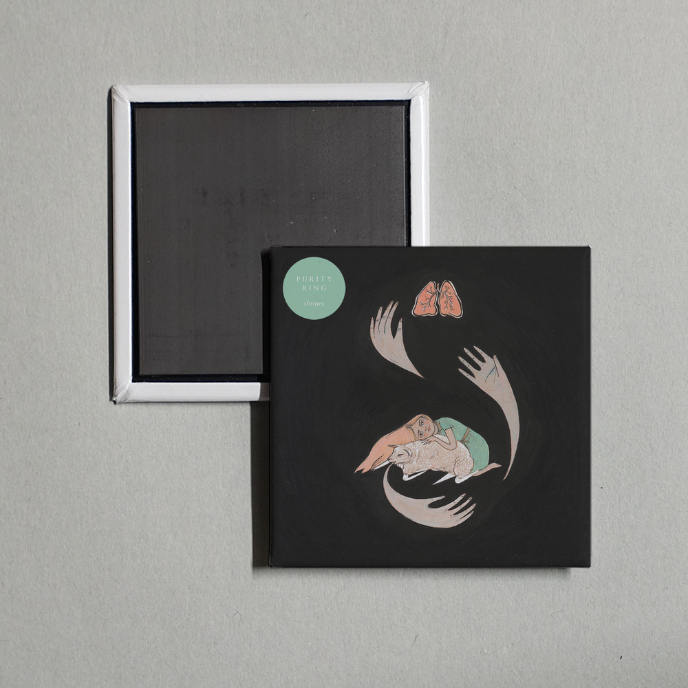 Purity Ring - shrines Album Cover Fridge Magnet