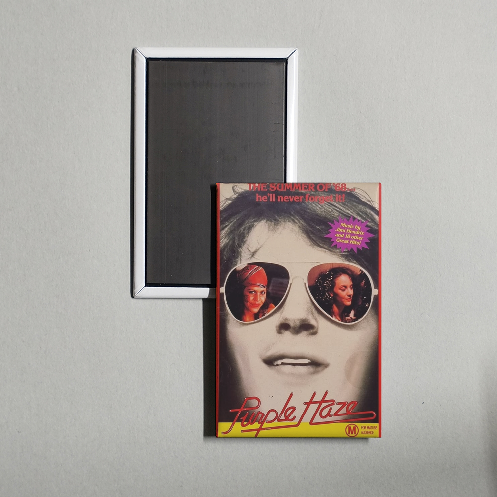 Purple Haze Mini Movie Fridge Magnet