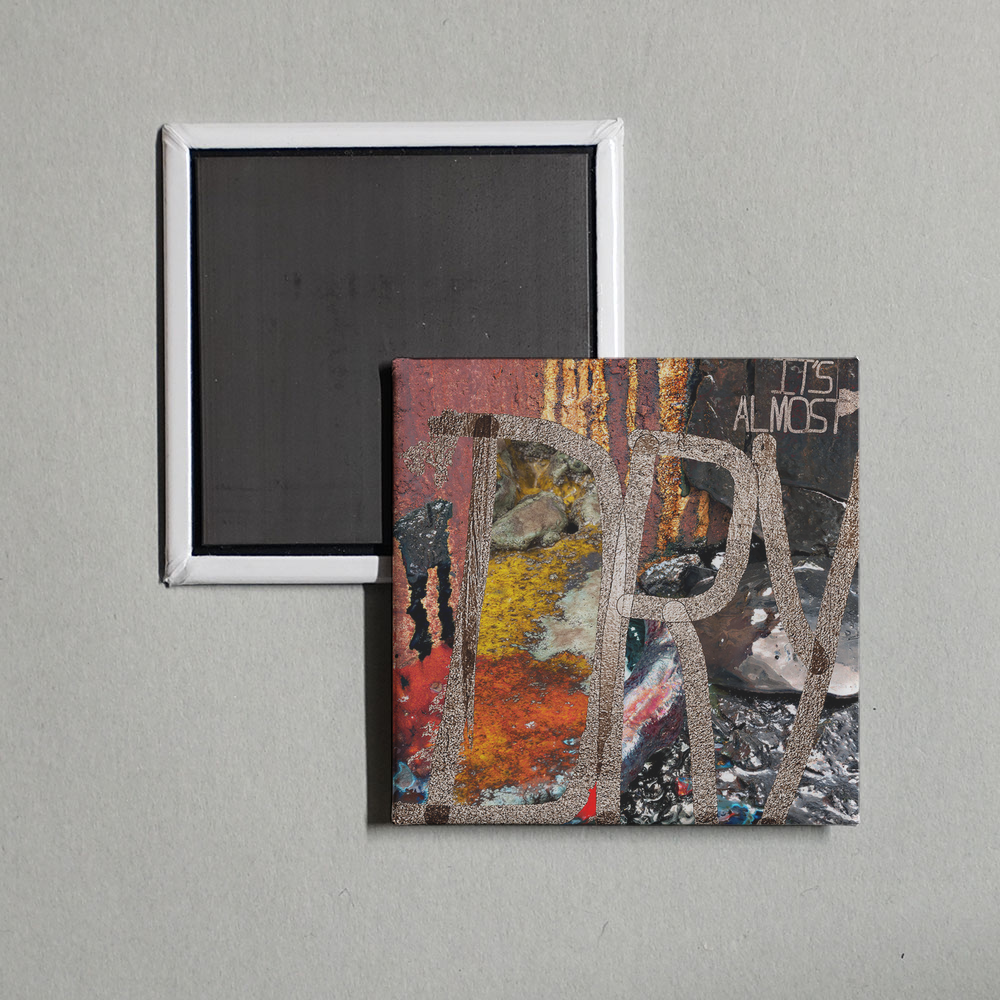 Pusha T - It's Almost Dry Album Cover Fridge Magnet