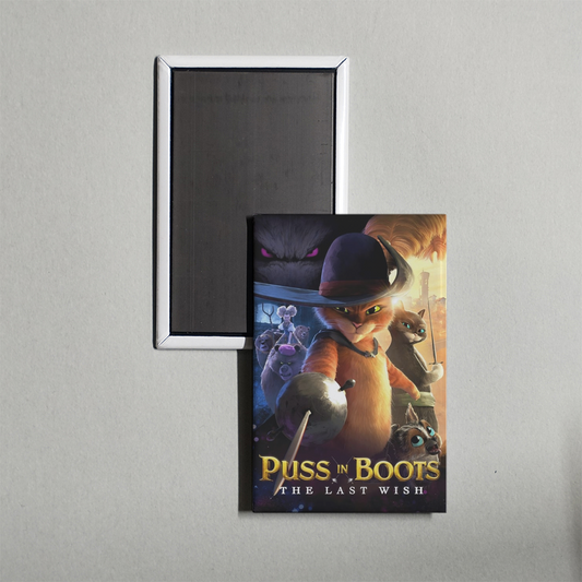 Puss in Boots The Last Wish Mini Movie Fridge Magnet