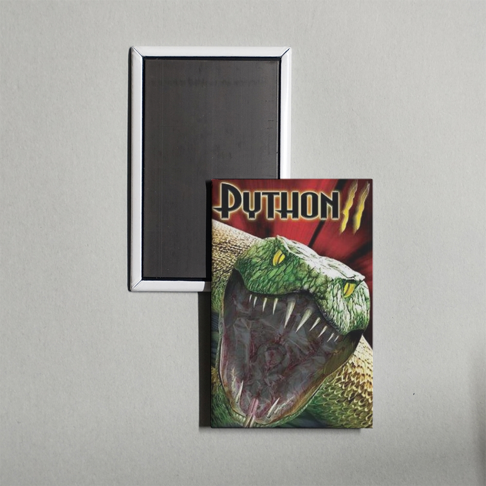 Python 2 Mini Movie Fridge Magnet