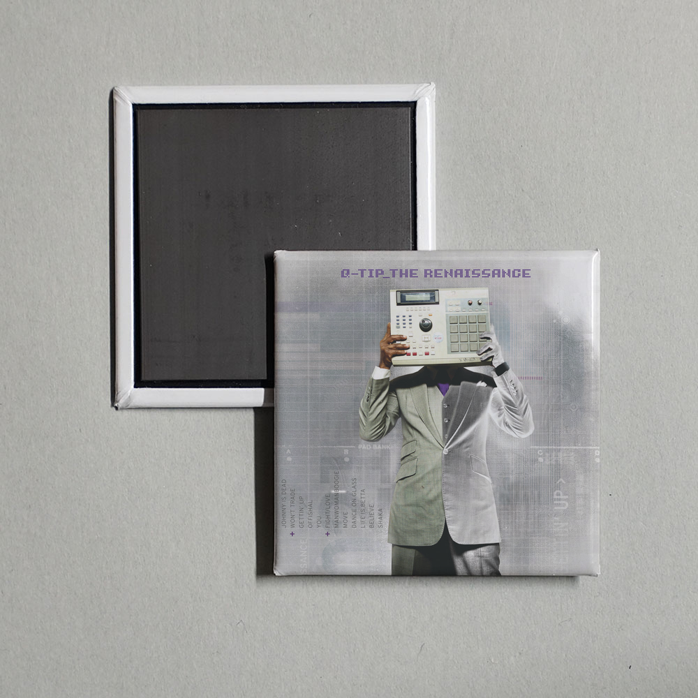 Q-Tip - The Renaissance Album Cover Fridge Magnet
