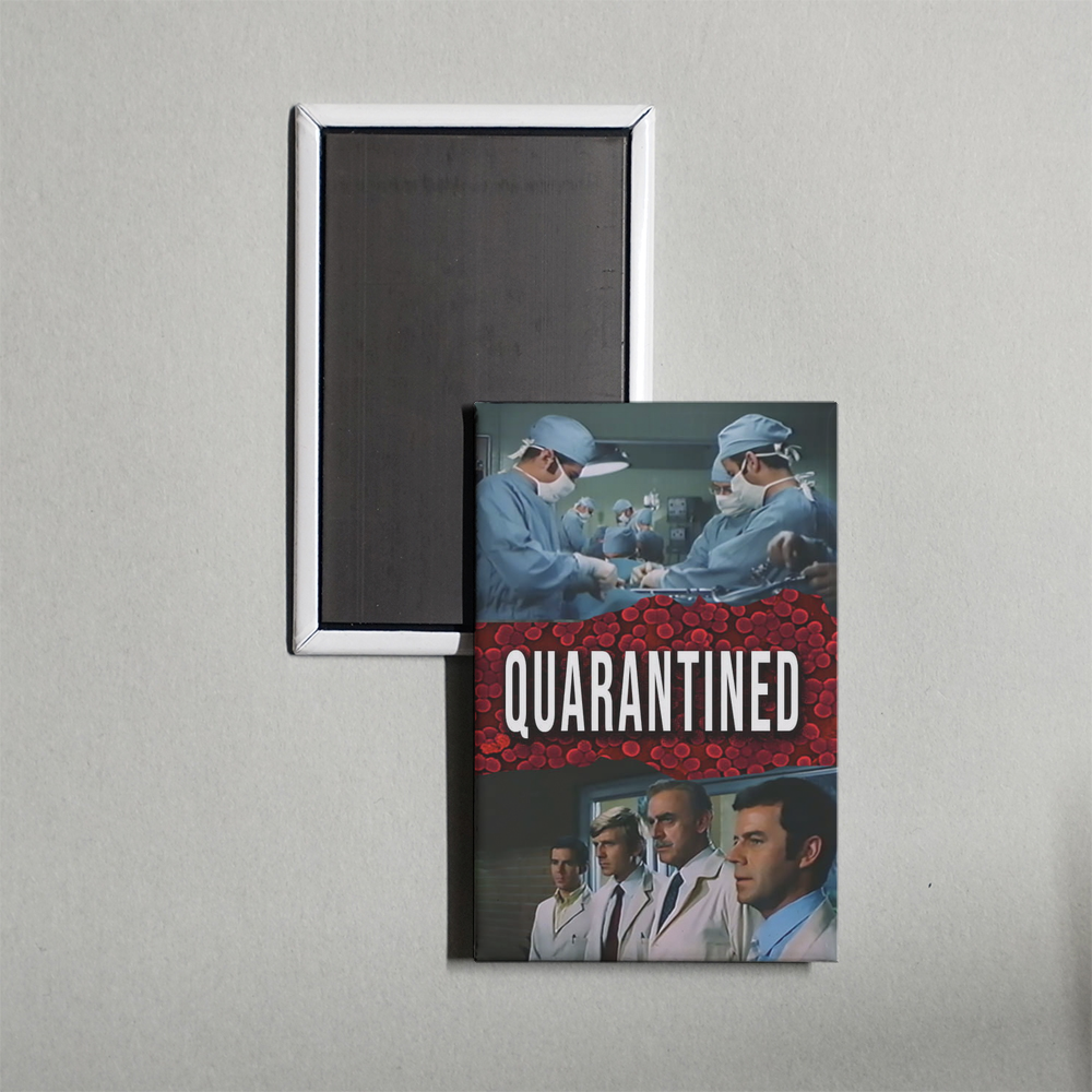 Quarantined Mini Movie Fridge Magnet