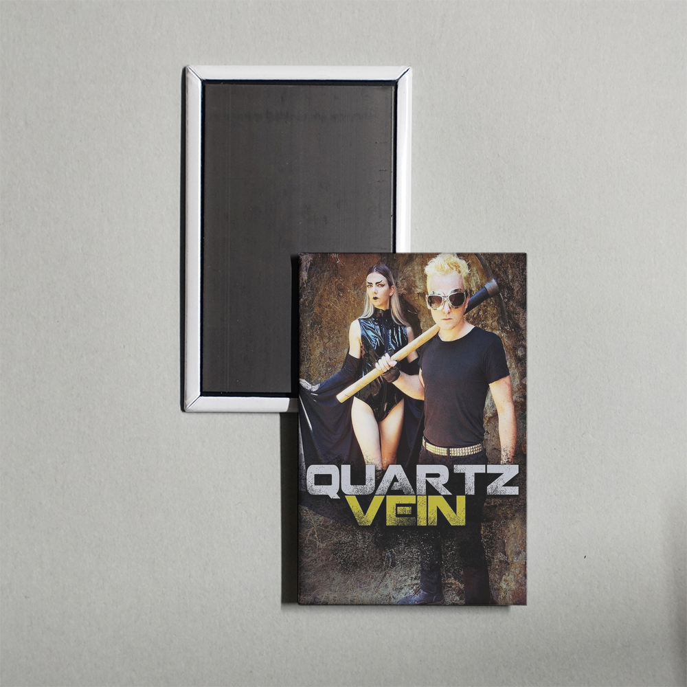 Quartz Vein Mini Movie Fridge Magnet