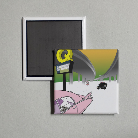Quasimoto - The Unseen Album Cover Fridge Magnet