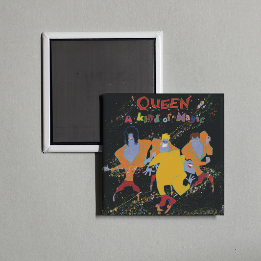 Queen - A Kind of Magic (Deluxe Remastered Version) Album Cover Fridge Magnet