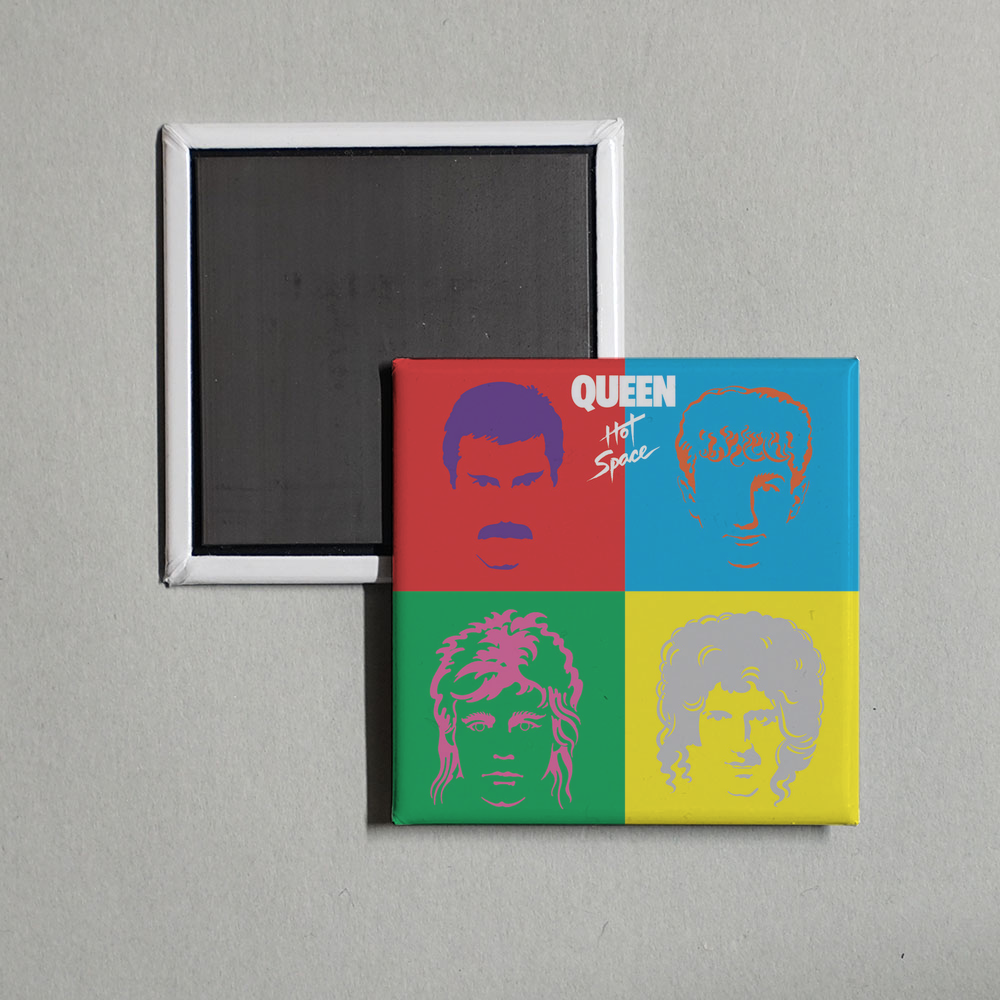 Queen - Hot Space (Deluxe Remastered Version) Album Cover Fridge Magnet