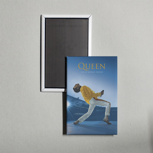 Queen Live at Wembley Stadium 1986 Mini Movie Fridge Magnet