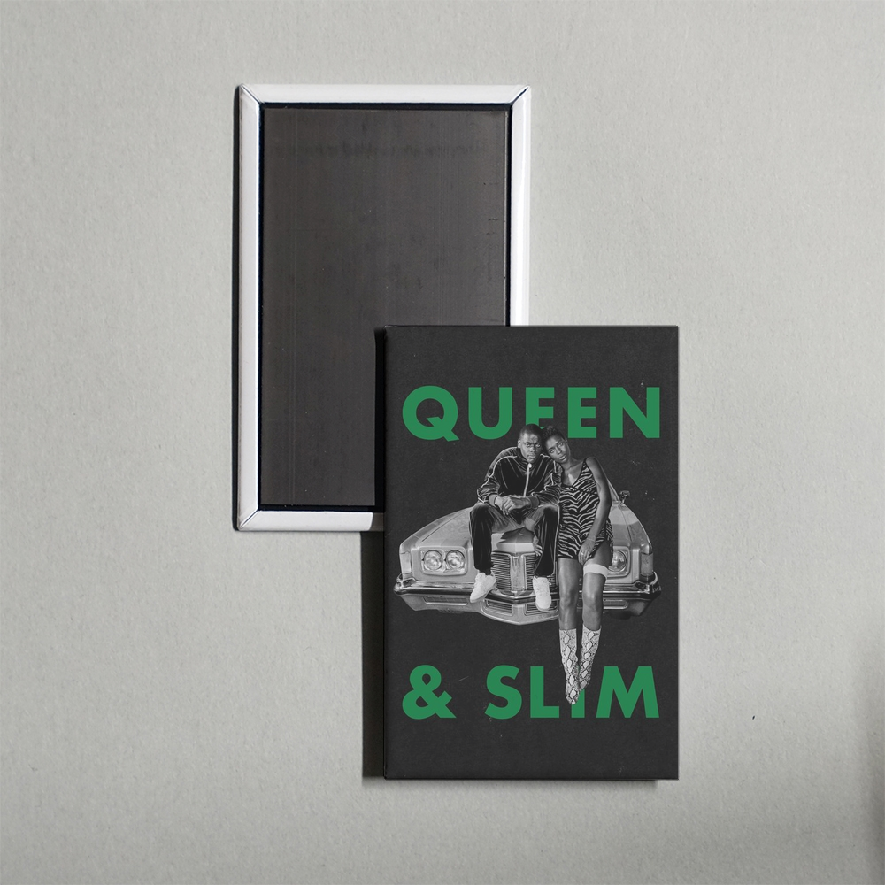 Queen & Slim Mini Movie Fridge Magnet