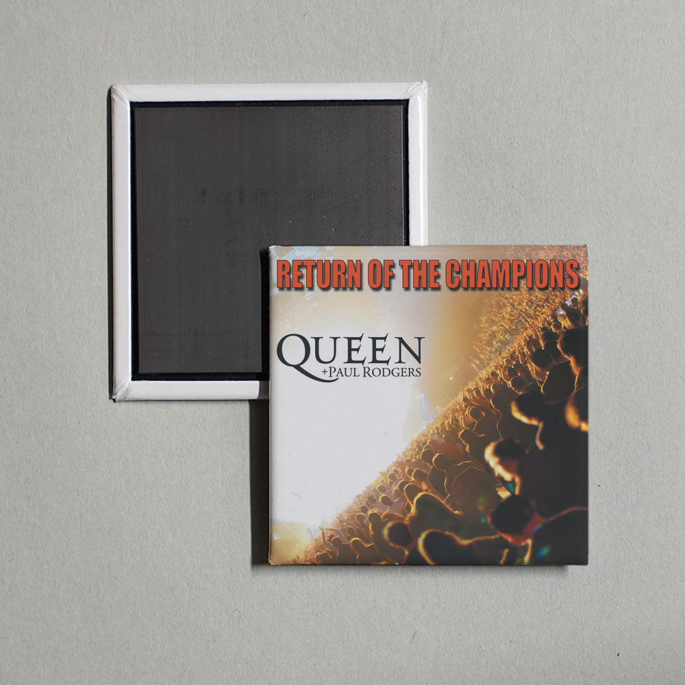 Queen + Paul Rodgers - Return Of The Champions (Live) Album Cover Fridge Magnet