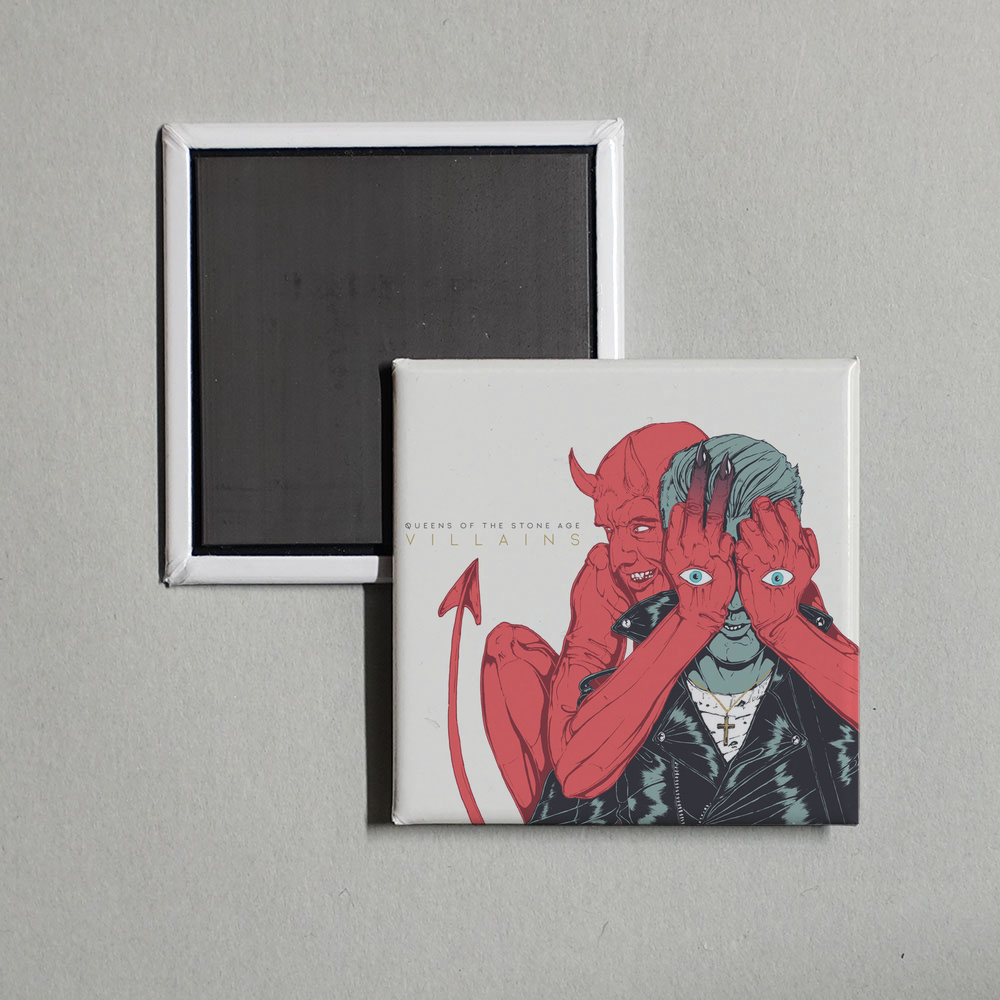 Queens of the Stone Age - Villains Album Cover Fridge Magnet
