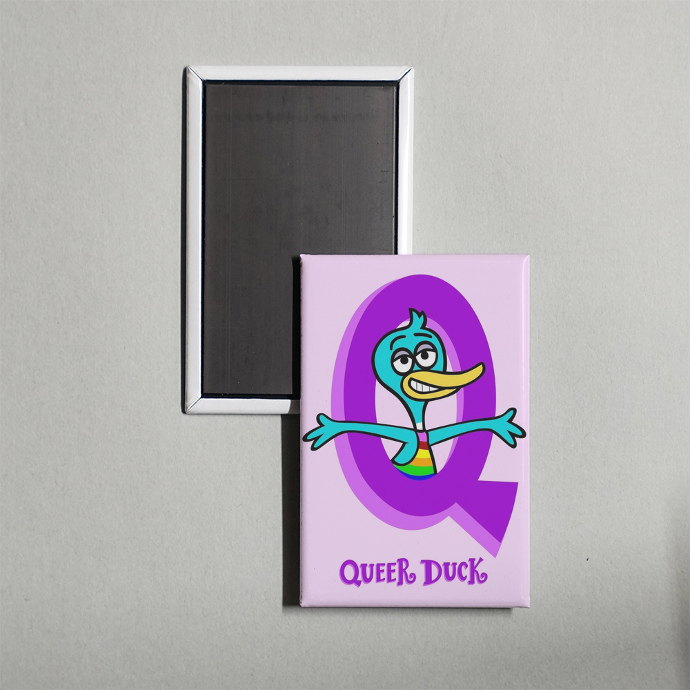 Queer Duck TV Show Fridge Magnet