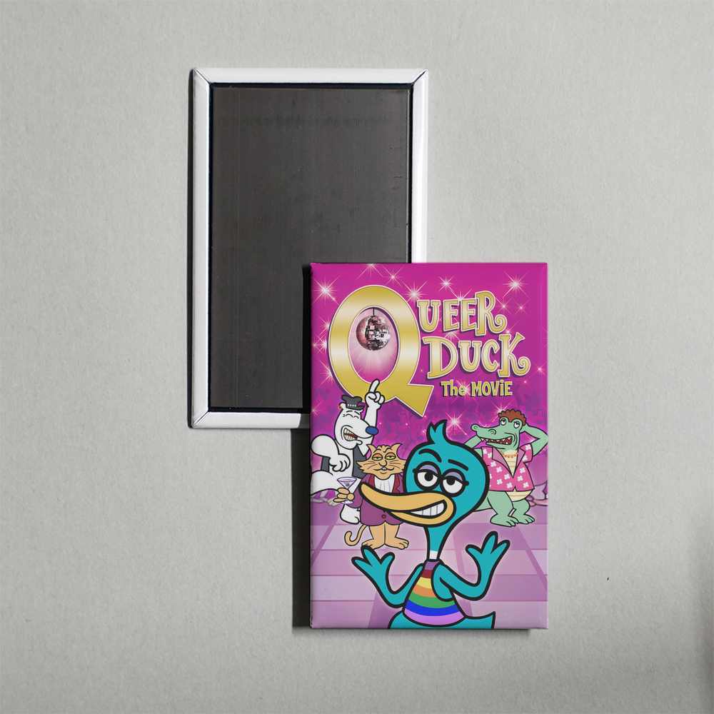Queer Duck The Movie Mini Movie Fridge Magnet