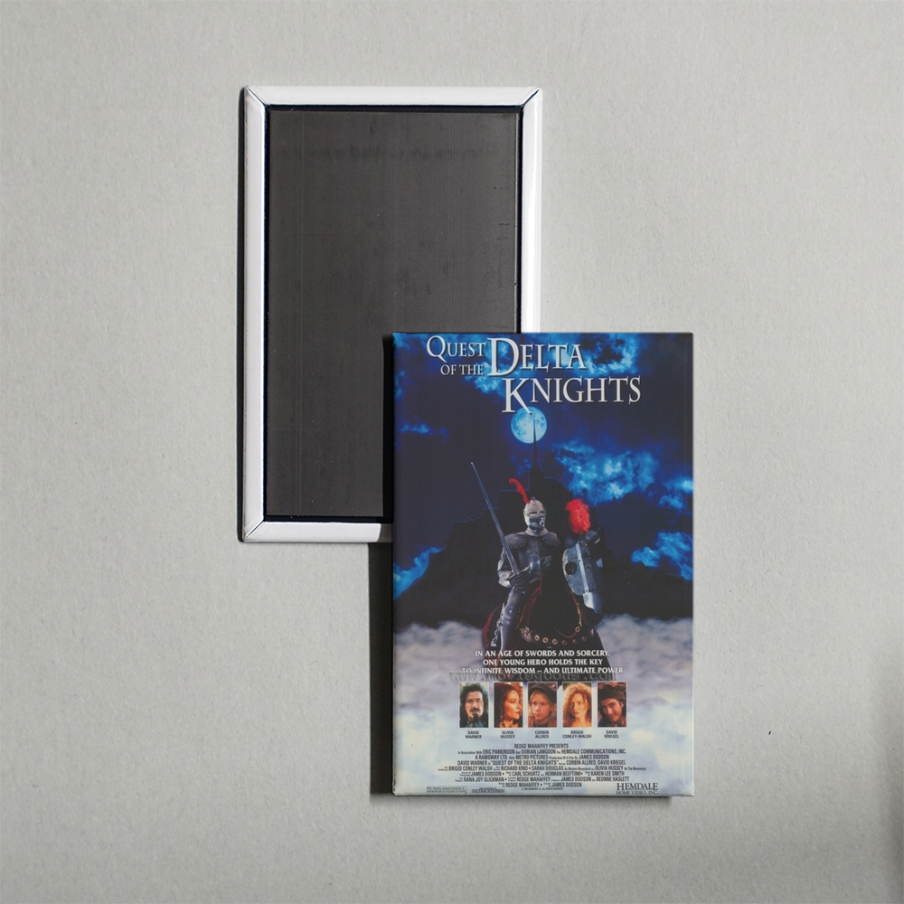Quest of the Delta Knights Mini Movie Fridge Magnet