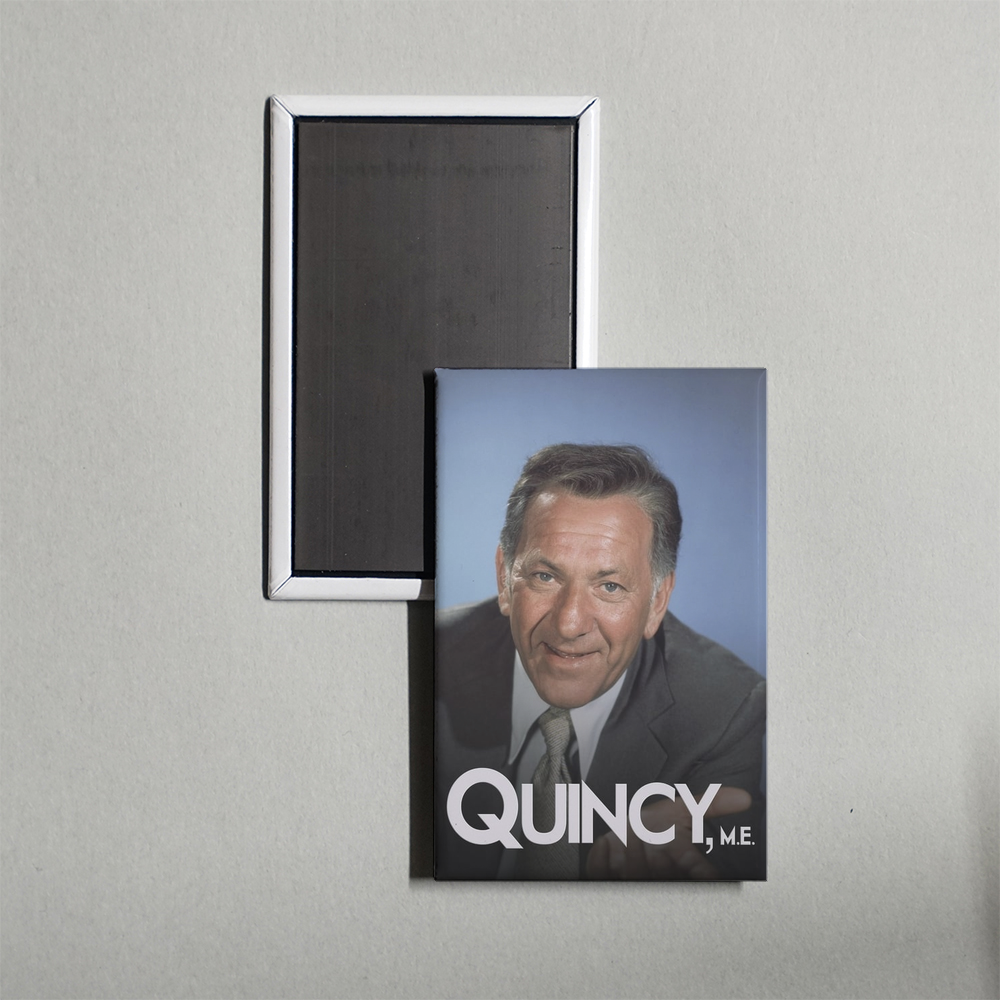 Quincy, M.E. TV Show Fridge Magnet