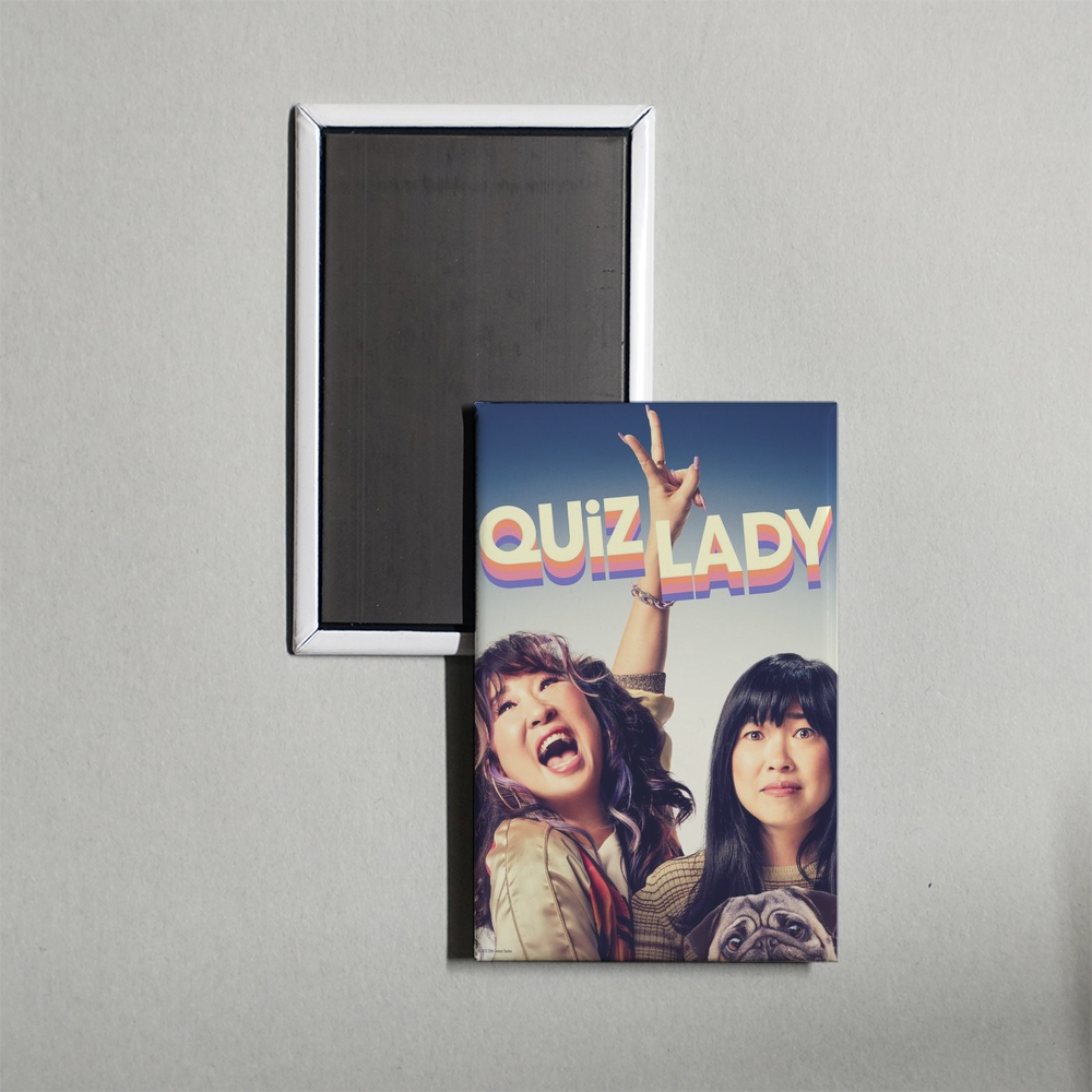 Quiz Lady Mini Movie Fridge Magnet
