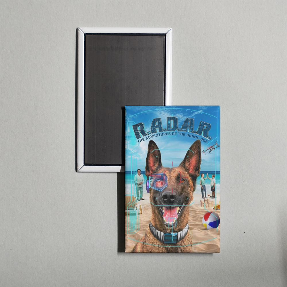 R.A.D.A.R. The Adventures of the Bionic Dog Mini Movie Fridge Magnet