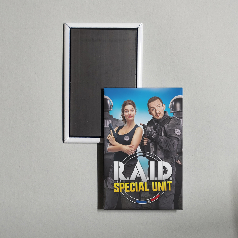 R.A.I.D. Special Unit Mini Movie Fridge Magnet