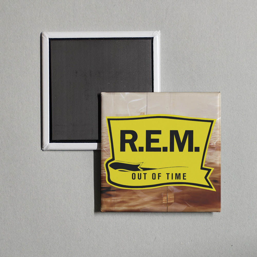 R.E.M. - Out Of Time (25th Anniversary Edition) Album Cover Fridge Magnet