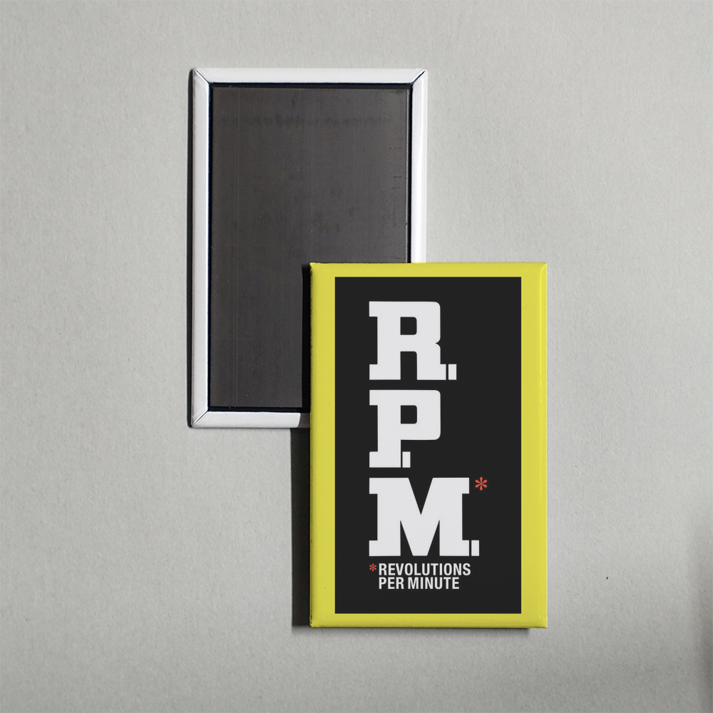 R.P.M. Mini Movie Fridge Magnet
