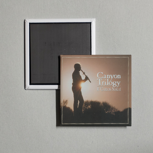 R. Carlos Nakai - Canyon Trilogy Album Cover Fridge Magnet