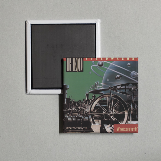 REO Speedwagon - Wheels Are Turnin' Album Cover Fridge Magnet
