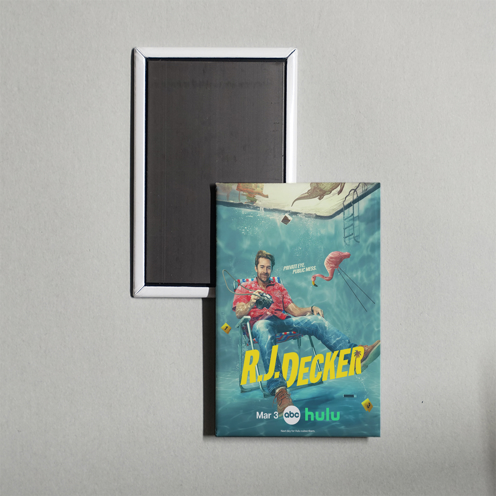 RJ Decker B Mini Movie Fridge Magnet