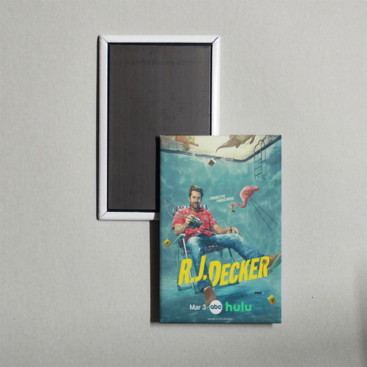 RJ Decker B Mini Movie Fridge Magnet