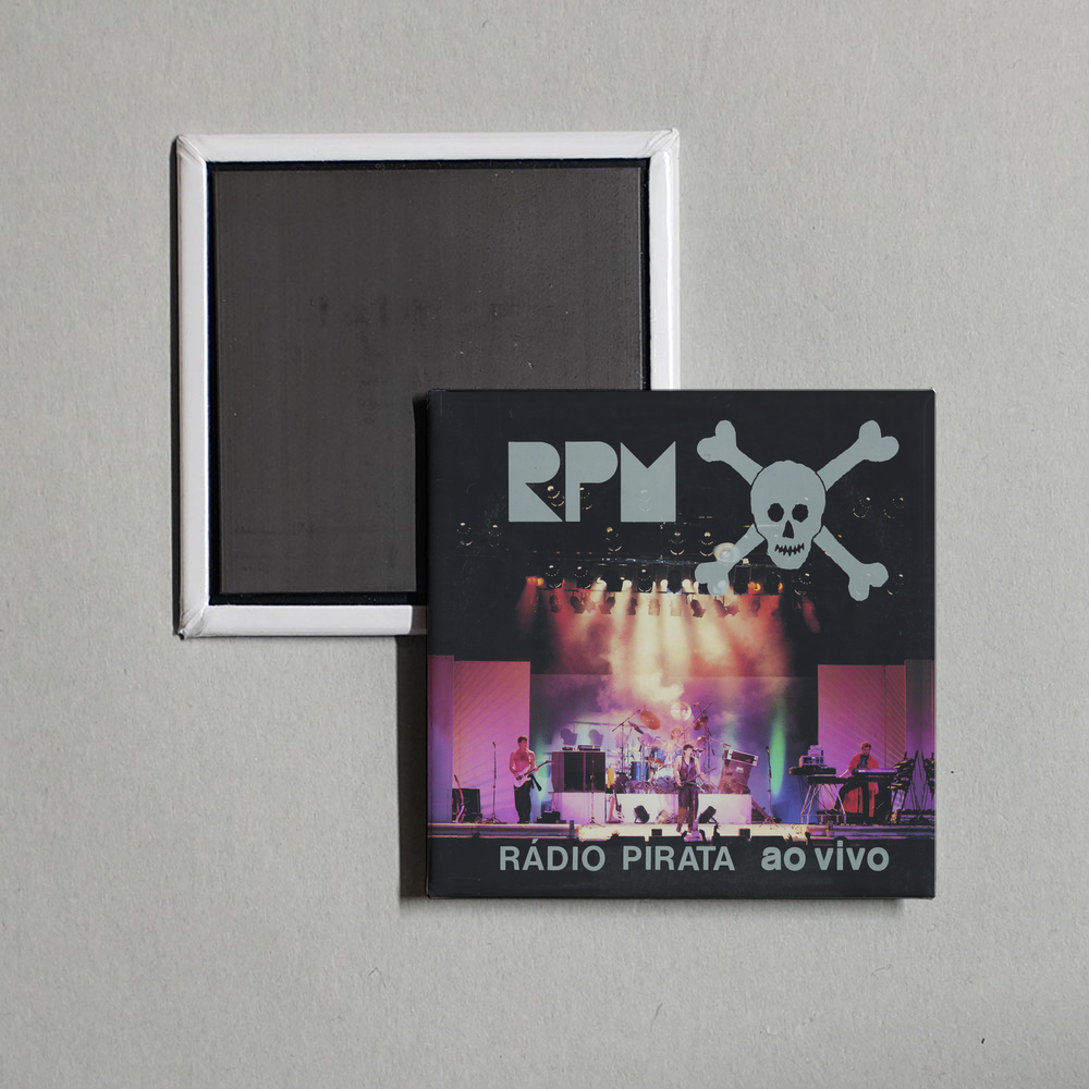 RPM - Radio Pirata Ao Vivo Album Cover Fridge Magnet