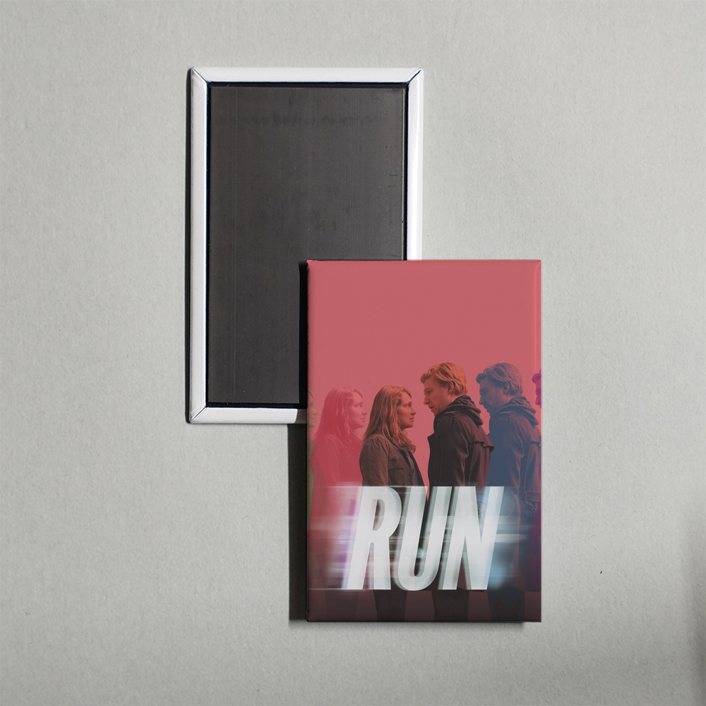 RUN TV Show Fridge Magnet