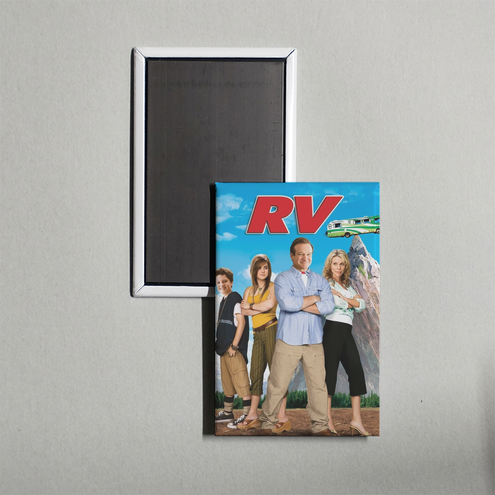RV Mini Movie Fridge Magnet