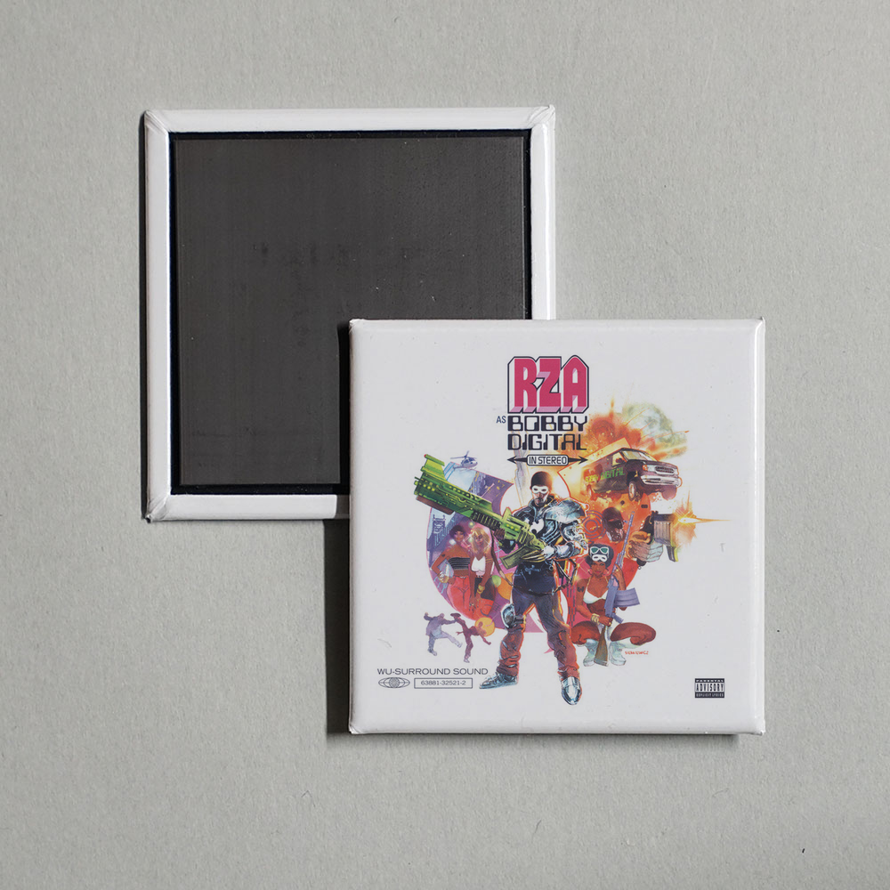 RZA - RZA As Bobby Digital Album Cover Fridge Magnet