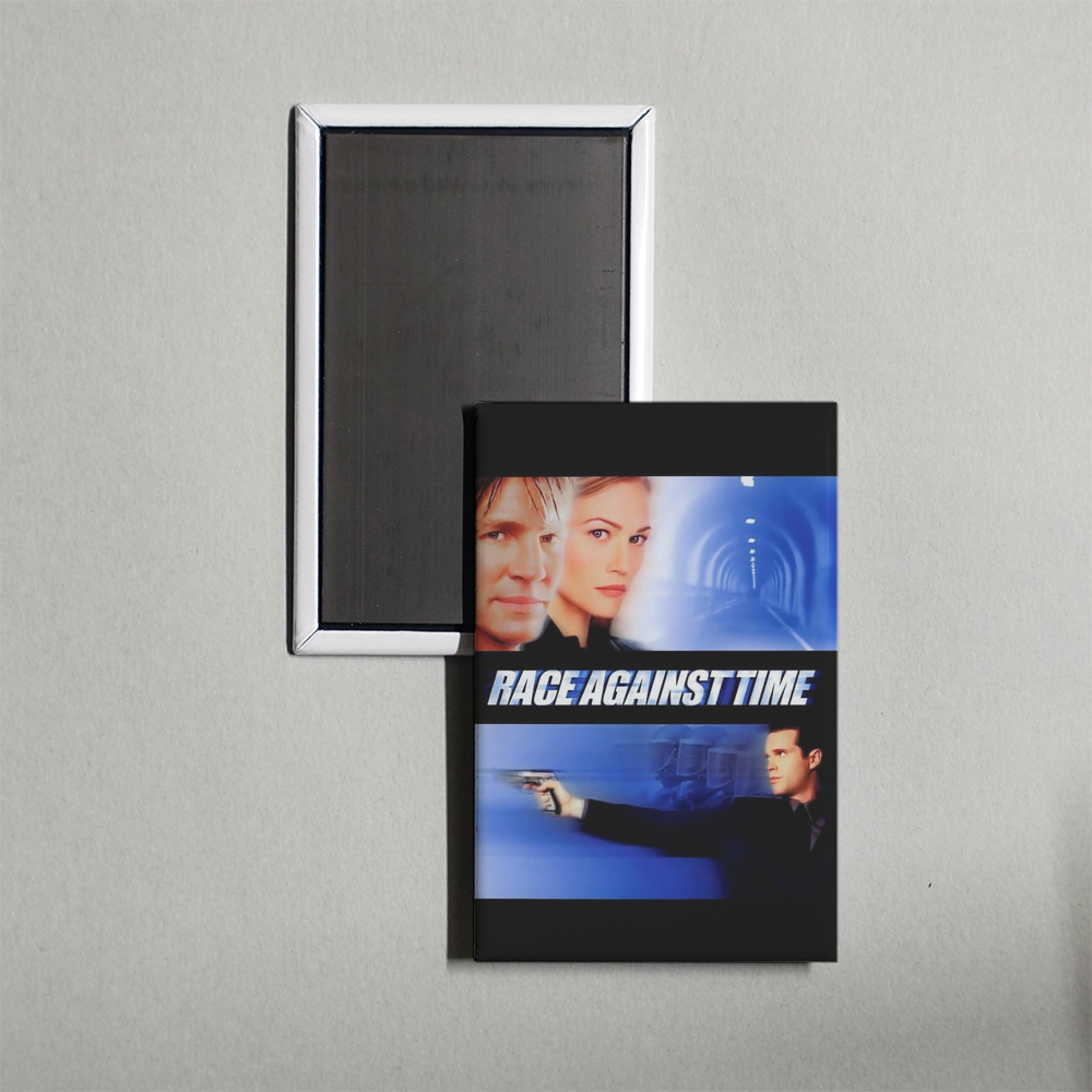 Race Against Time Mini Movie Fridge Magnet
