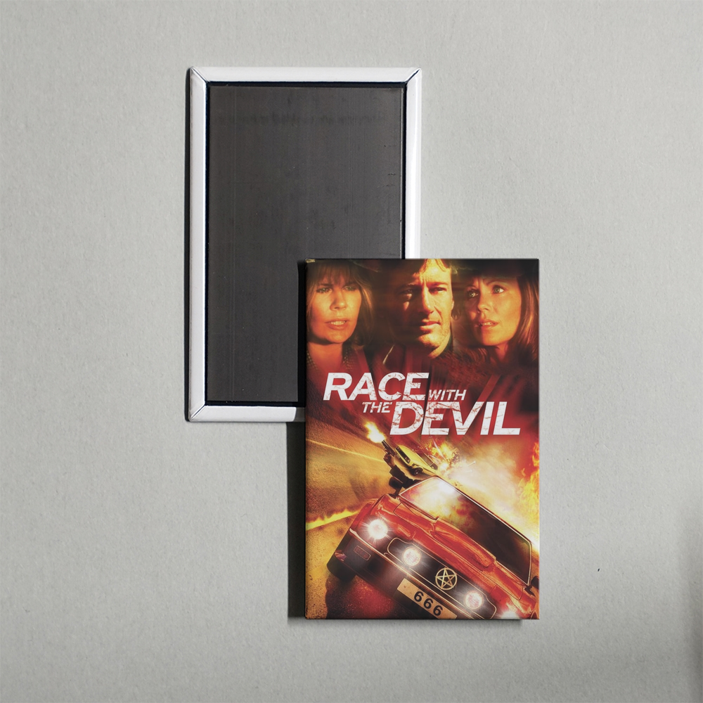 Race with the Devil Mini Movie Fridge Magnet