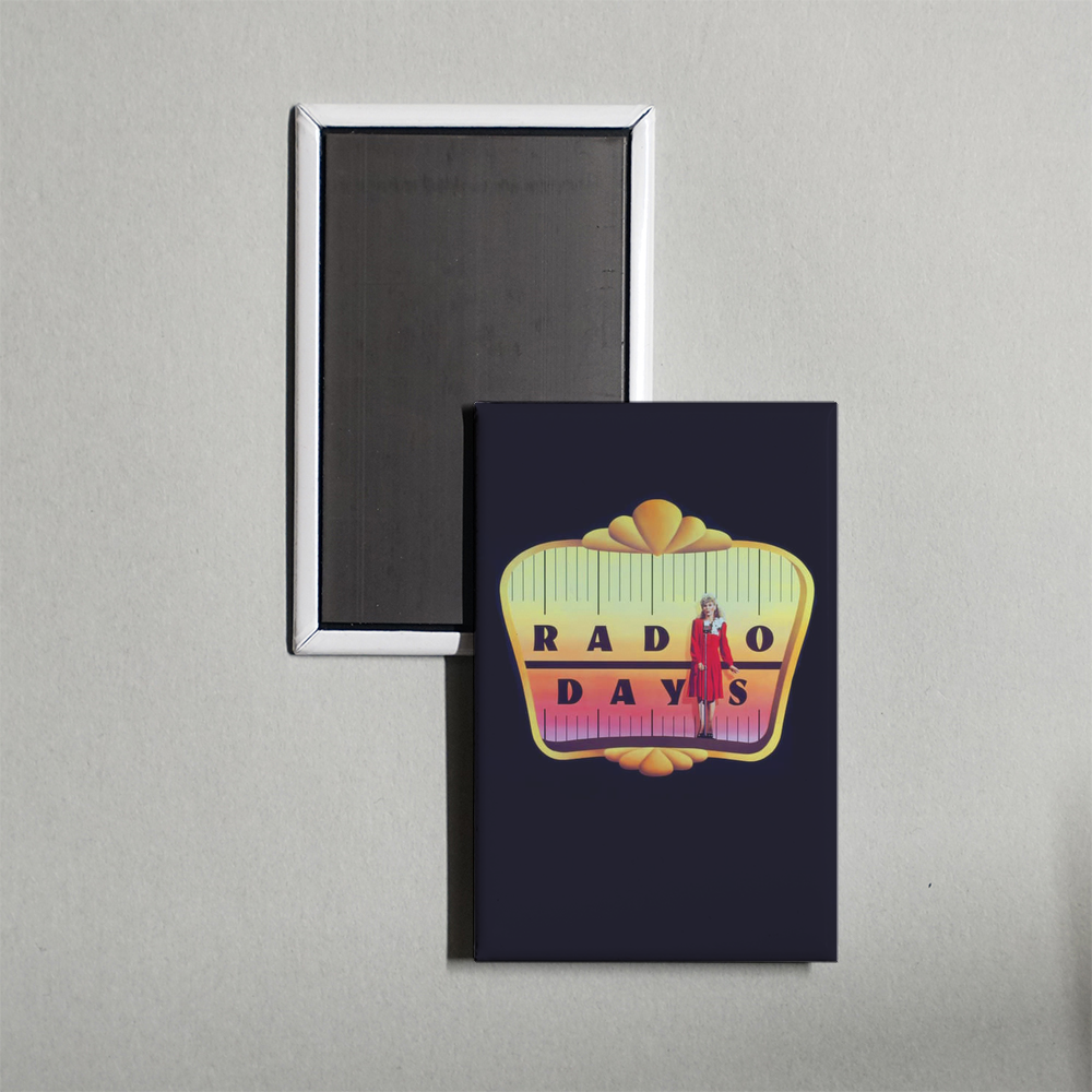 Radio Days Mini Movie Fridge Magnet