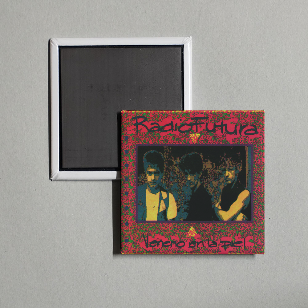 Radio Futura - Veneno En La Piel Album Cover Fridge Magnet