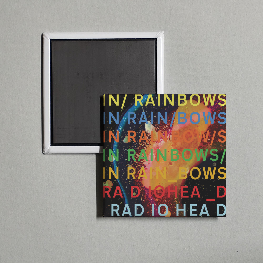 Radiohead - In Rainbows Album Cover Fridge Magnet