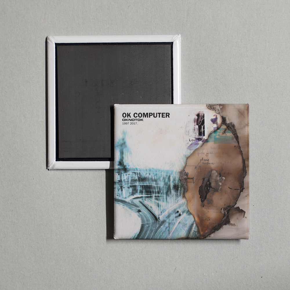 Radiohead - OK Computer OKNOTOK 1997 2017 Album Cover Fridge Magnet