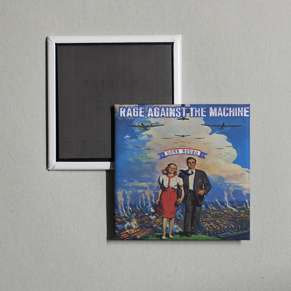 Rage Against The Machine - Down Rodeo Album Cover Fridge Magnet