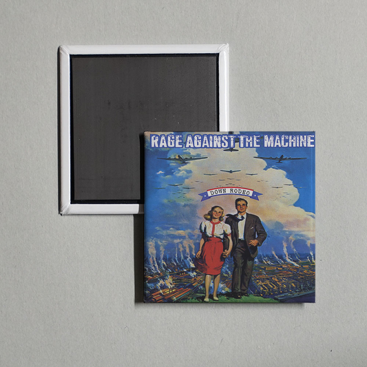Rage Against The Machine - Down Rodeo Album Cover Fridge Magnet