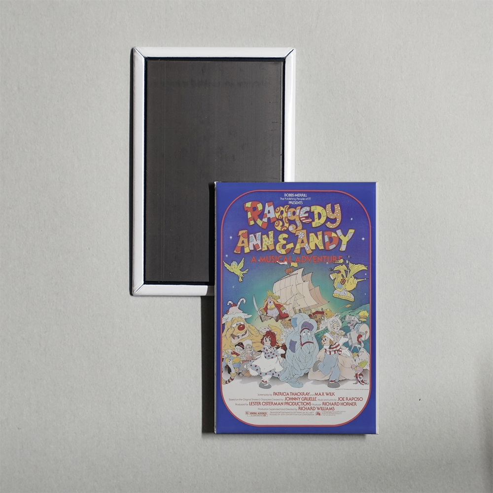 Raggedy Ann & Andy A Musical Adventure Mini Movie Fridge Magnet