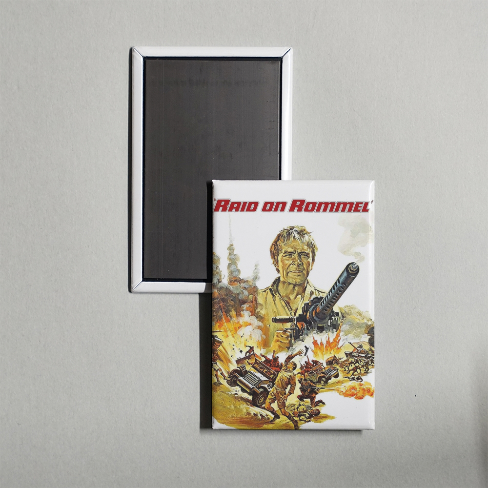 Raid on Rommel Mini Movie Fridge Magnet