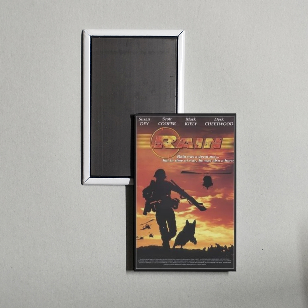 Rain Mini Movie Fridge Magnet