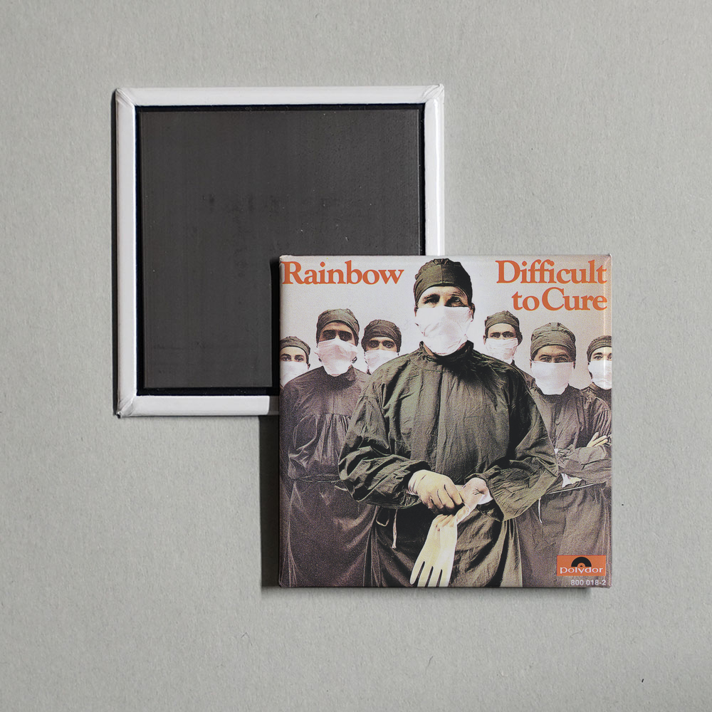 Rainbow - Difficult To Cure Album Cover Fridge Magnet