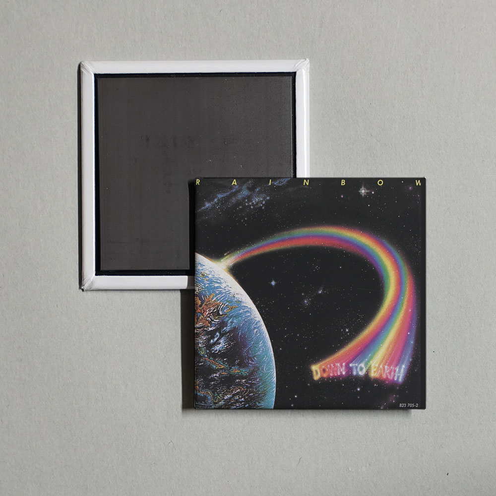 Rainbow - Down To Earth Album Cover Fridge Magnet