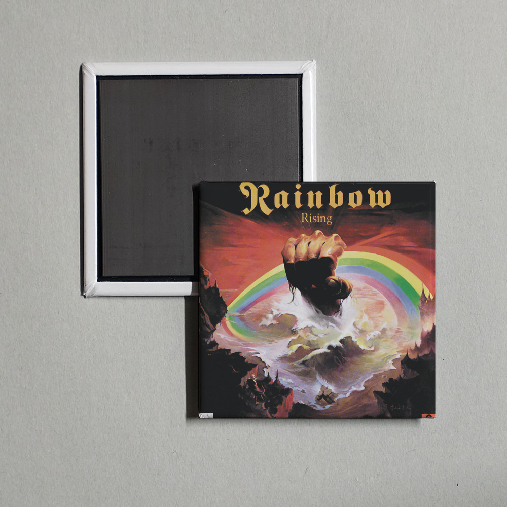 Rainbow - Rising Album Cover Fridge Magnet