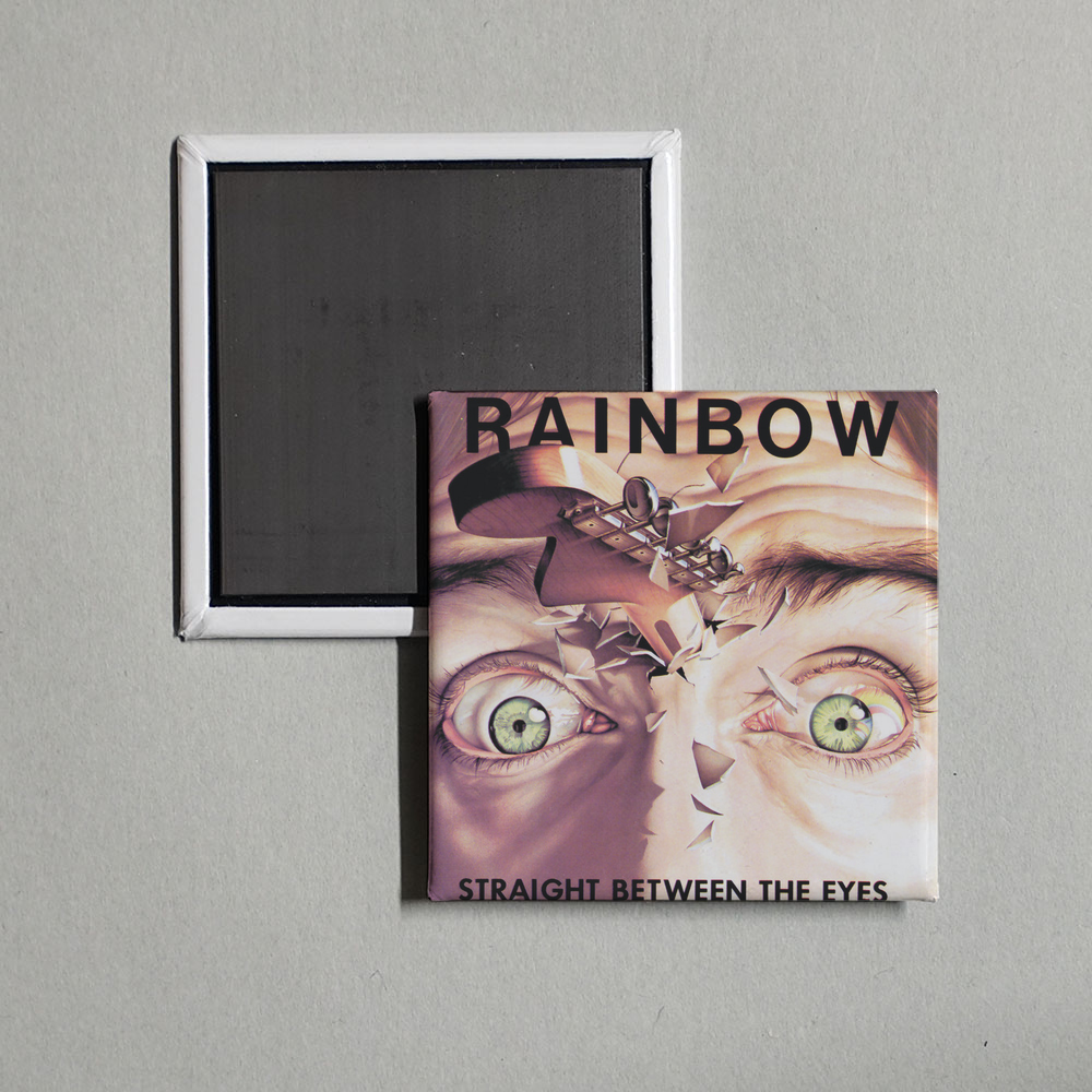 Rainbow - Straight Between The Eyes Album Cover Fridge Magnet