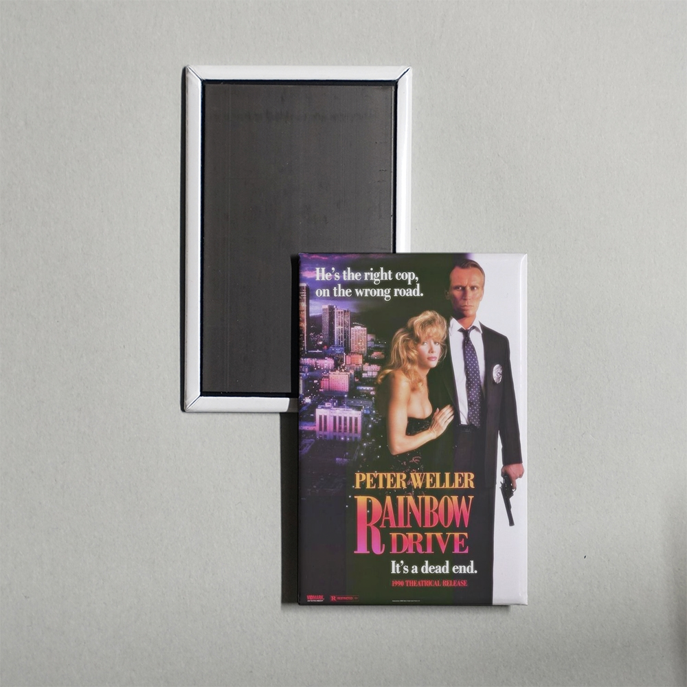 Rainbow Drive Mini Movie Fridge Magnet