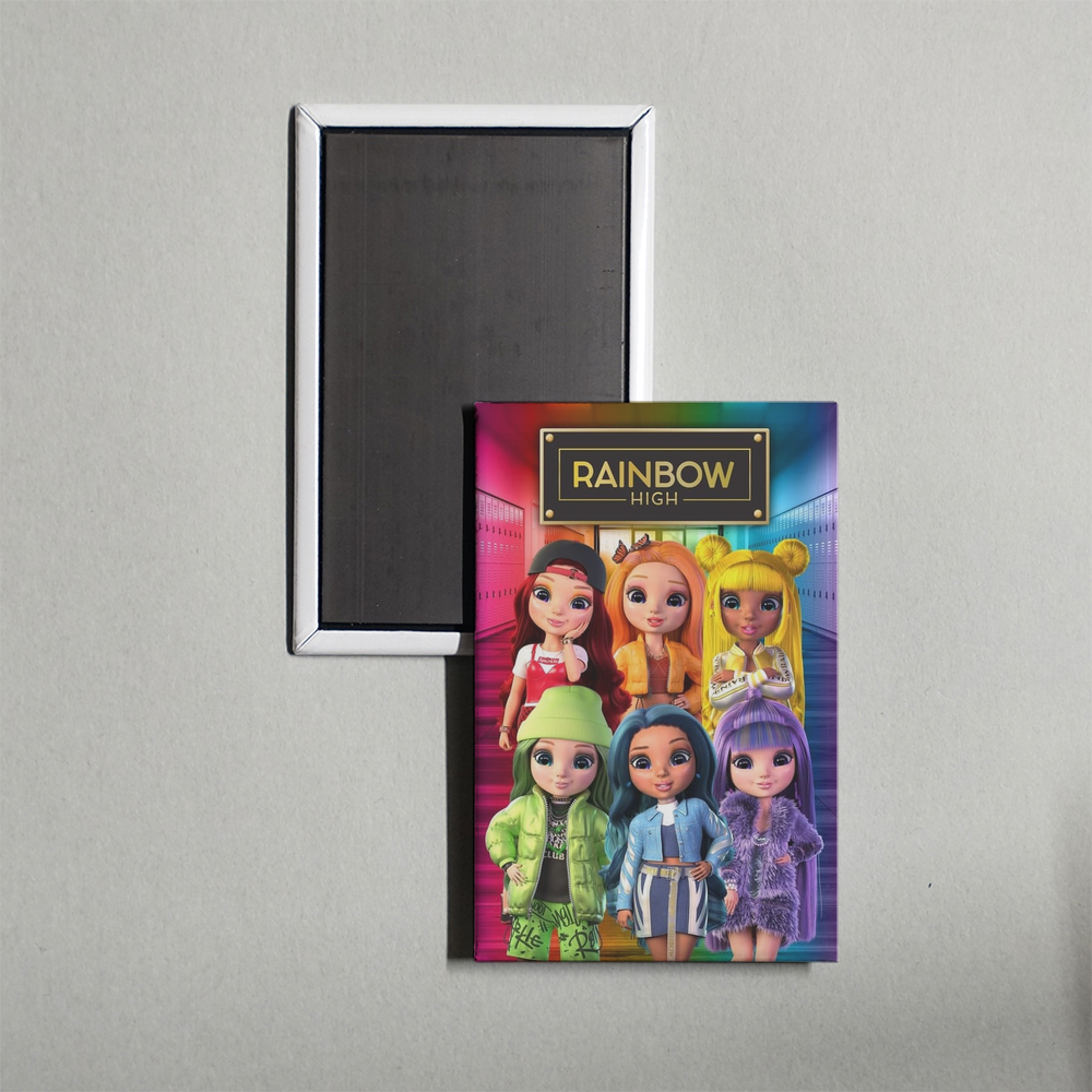 Rainbow High TV Show Fridge Magnet