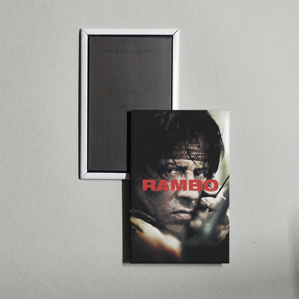 Rambo Mini Movie Fridge Magnet